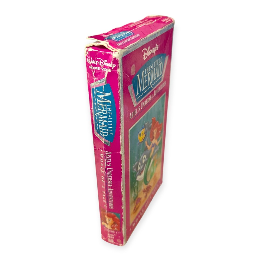 Disney Little Mermaid Ariel's Undersea Adventures VHS Vol 1 & 5 Whale of Tale - Picture 14 of 16